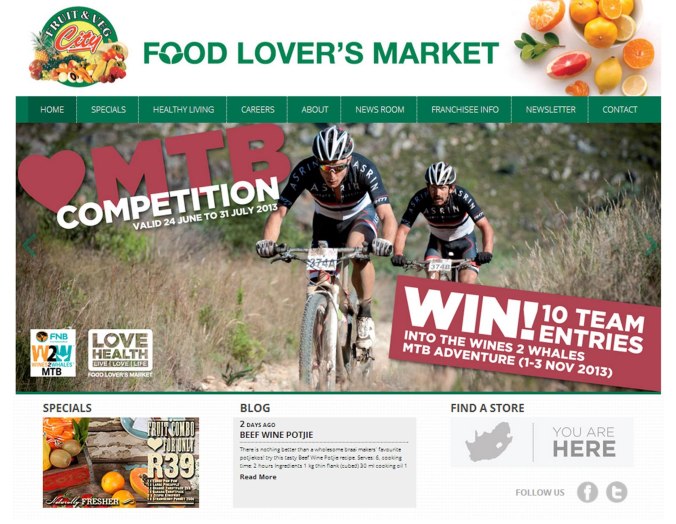Food Lovers Market Website